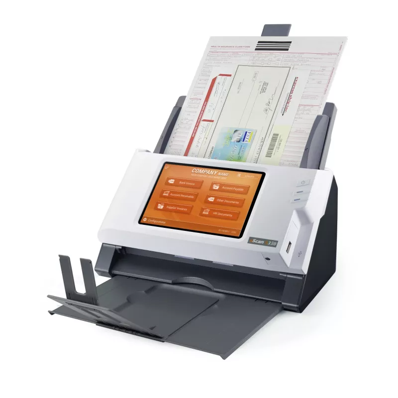 Plustek eScan A350 Enterprise ADF + Scanner mit manuellem Einzug 600 x 600 DPI A4 Schwarz, Weiß