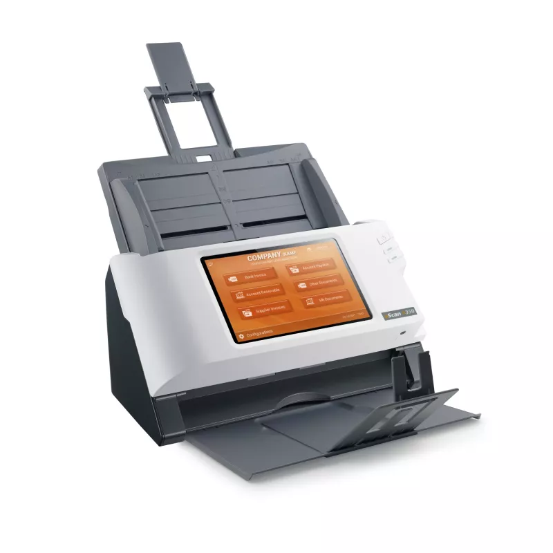 Plustek eScan A350 Enterprise ADF + Scanner mit manuellem Einzug 600 x 600 DPI A4 Schwarz, Weiß