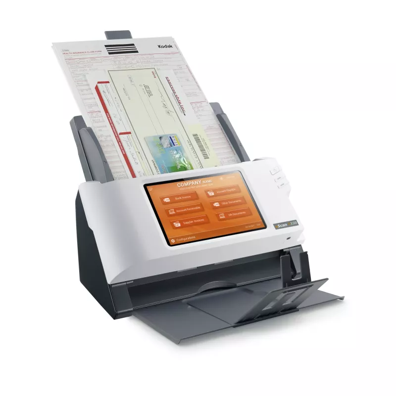 Plustek eScan A350 Enterprise ADF + Scanner mit manuellem Einzug 600 x 600 DPI A4 Schwarz, Weiß