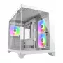 Mini Tower PC-Gehäuse Cougar FV150 ARGB Weiß — Micro-ATX / Mini-ITX, Seitenfenster, 2x120mm + 1x120mm Lüfter, 2,5 Zoll & 3,5 Zoll Einschübe