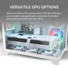 Mini Tower PC-Gehäuse Cougar FV150 ARGB Weiß — Micro-ATX / Mini-ITX, Seitenfenster, 2x120mm + 1x120mm Lüfter, 2,5 Zoll & 3,5 Zoll Einschübe