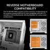 Mini Tower PC-Gehäuse Cougar FV150 ARGB Weiß — Micro-ATX / Mini-ITX, Seitenfenster, 2x120mm + 1x120mm Lüfter, 2,5 Zoll & 3,5 Zoll Einschübe