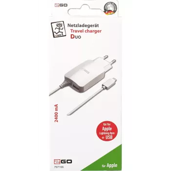 Mobiles Ladegerät 2GO 797166 Universal Weiß AC Innenbereich 5V 1,4m