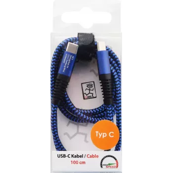 USB-Kabel 2GO 797194 USB 3.2 Gen 1 1 m USB C Blau