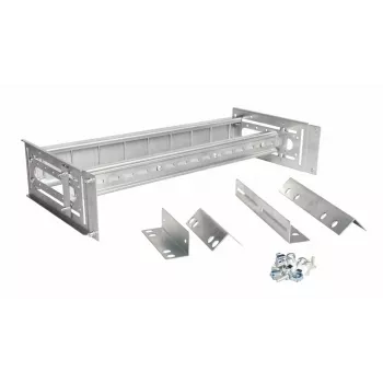 Rack-Schiene EQUIP EZR-DIN-3 — 19 Zoll (48,3 cm) 3HE DIN, RAL7035 grau, Breite 485 mm, Tiefe 150 mm