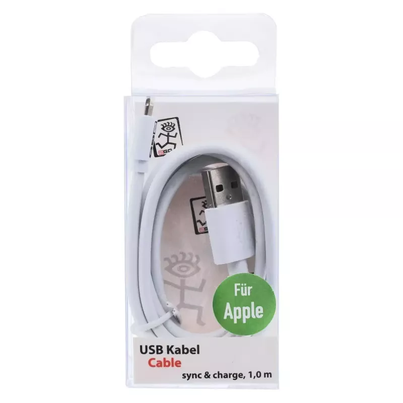 Lightning-Kabel 2GO 795781 1 m Weiß
