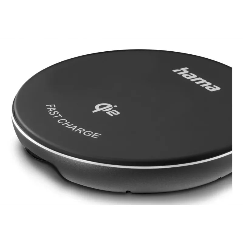 Hama 00201735 mobiles Ladegerät Smartphone Schwarz USB Kabelloses Laden Schnellladung Indoor