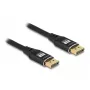 DeLOCK DisplayPort-Kabel 8K 60 Hz 2 m Schwarz Metall