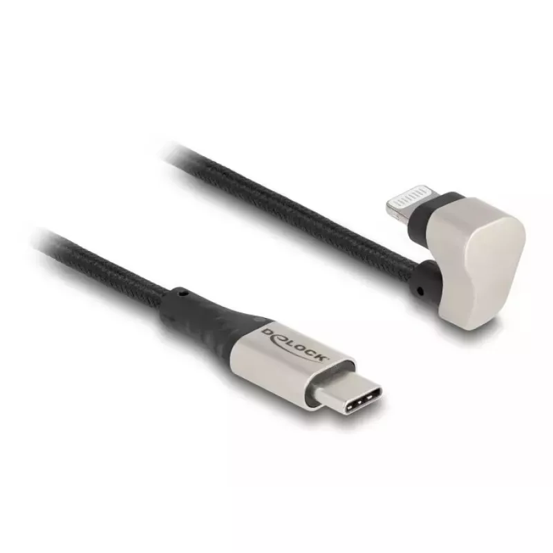 Daten- und Ladekabel DeLOCK USB Type-C auf Lightning 1 m 3 A