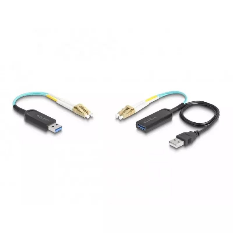 DeLOCK USB-Verlängerungsset Typ-A 10 Gbit/s 0,2 m Schwarz 66466