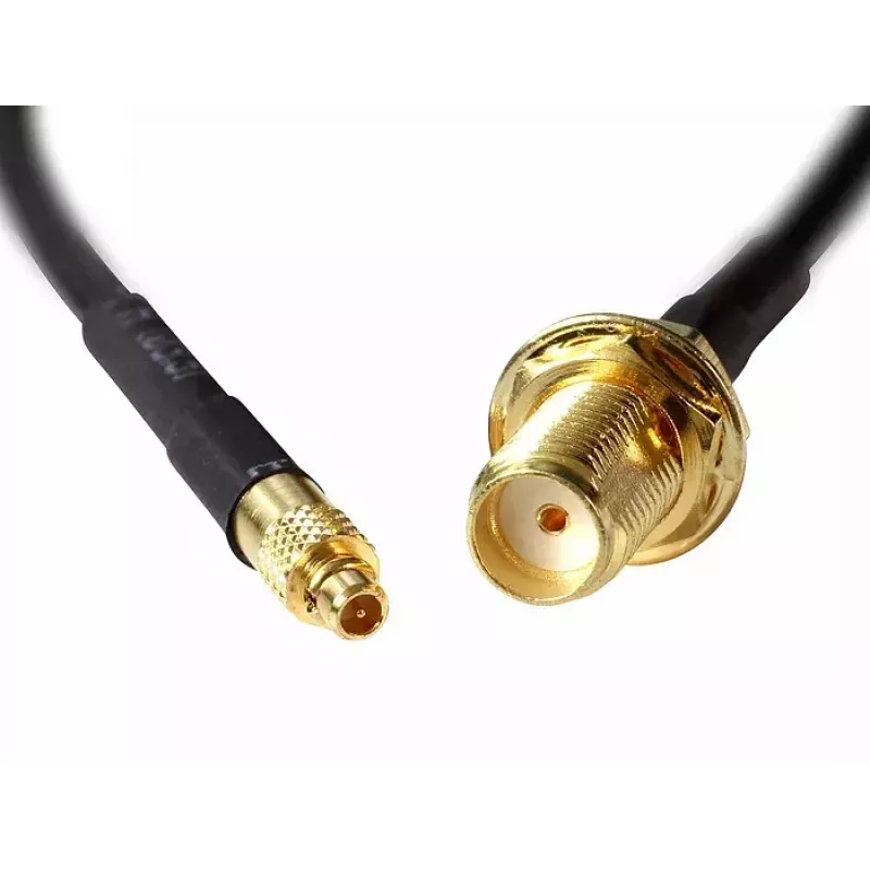 Koaxialkabel DeLOCK 88580 0,2 m SMA MMCX Schwarz