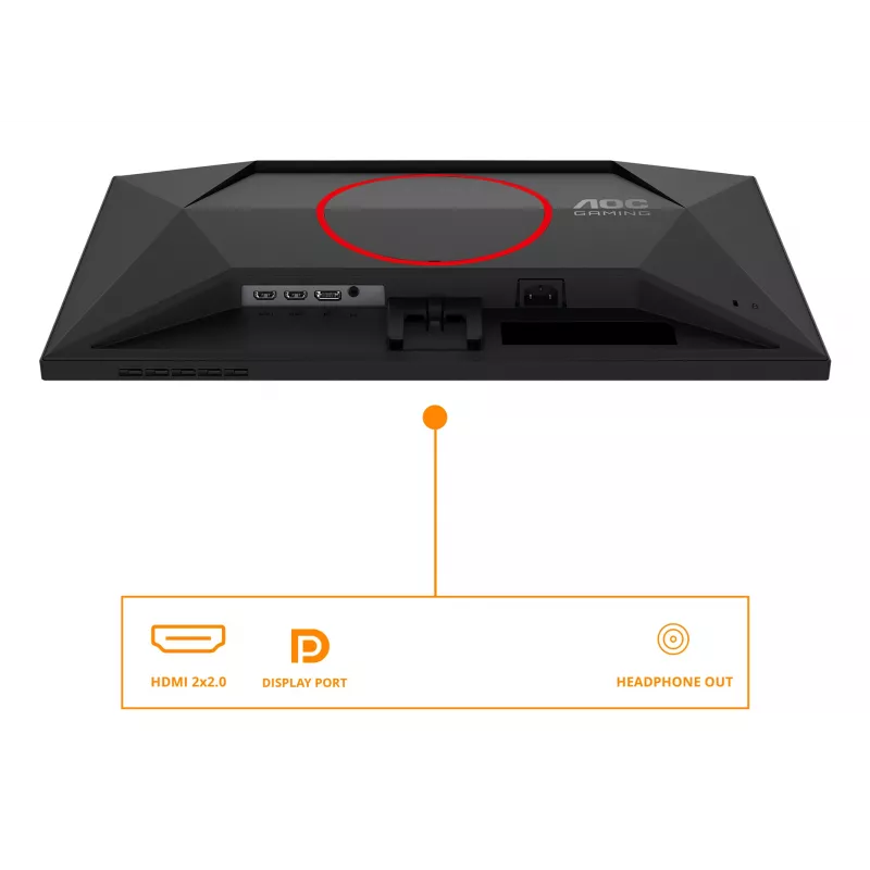AOC G4 24G4ZRE Computer-Monitor 60,5 cm (23,8 Zoll) 1920 x 1080 Pixel Full HD LED Schwarz, Rot