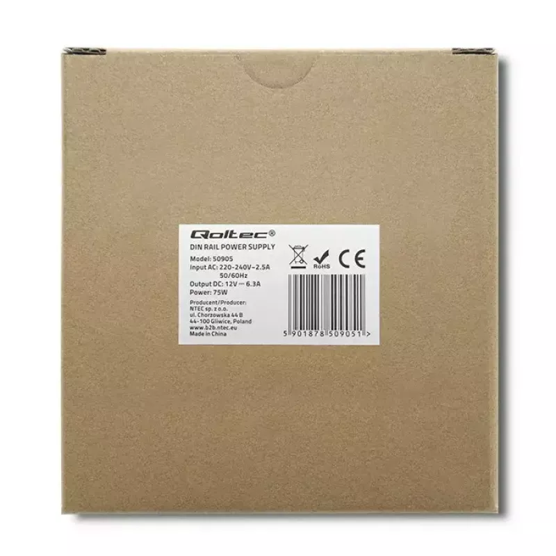 Industrielles Hutschienen-Netzteil QOLTEC 50905