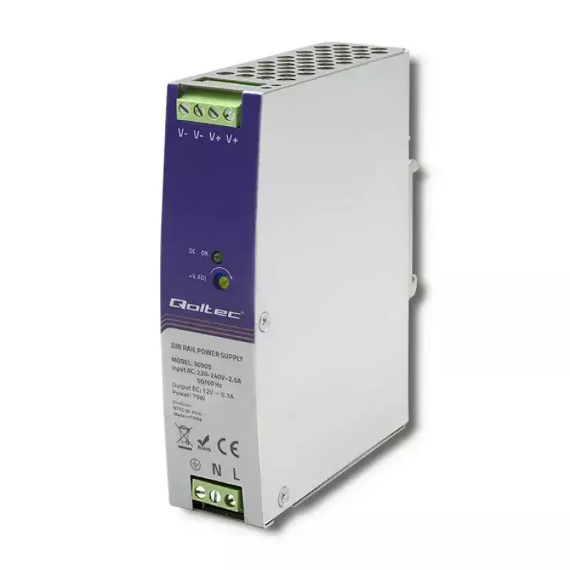 Industrielles Hutschienen-Netzteil QOLTEC 50905