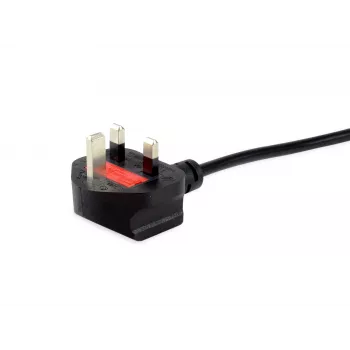 Equip UK Netzkabel, C13 auf BS1363, 3,0m, 10A Sicherung