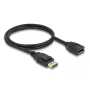 DeLOCK DisplayPort 1.2 Verlängerungskabel 4K 60 Hz 1 m