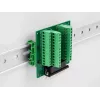 DeLOCK D-Sub HD 44-poliger Stecker auf Reihenklemme für DIN-Schiene 84x86x30mm