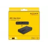 Delock USB Switch 4 x Gerät 2 x Host 5 Gbit/s Schwarz