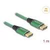 DeLOCK DisplayPort-Kabel 16K 60 Hz 1 m grün Metall
