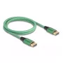 DeLOCK DisplayPort-Kabel 16K 60 Hz 1 m grün Metall