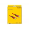 DeLOCK DisplayPort-Kabel 16K 60 Hz 1 m rot Metall