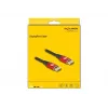 DeLOCK DisplayPort-Kabel 8K 60 Hz 2 m rot Metall
