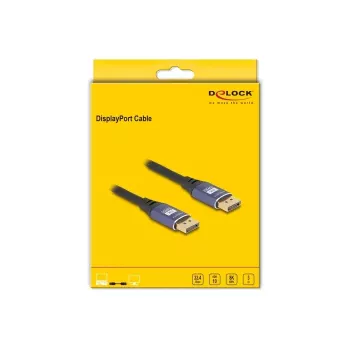 DeLOCK DisplayPort-Kabel 8K 60 Hz 3 m lila Metall