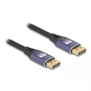 DeLOCK DisplayPort-Kabel 8K 60 Hz 3 m lila Metall