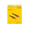 DeLOCK DisplayPort-Kabel 8K 60 Hz 3 m rot Metall