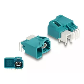 DeLOCK HDMTD einzelner Powerpin-Stecker abgewinkelt für PCB 90° Buchse