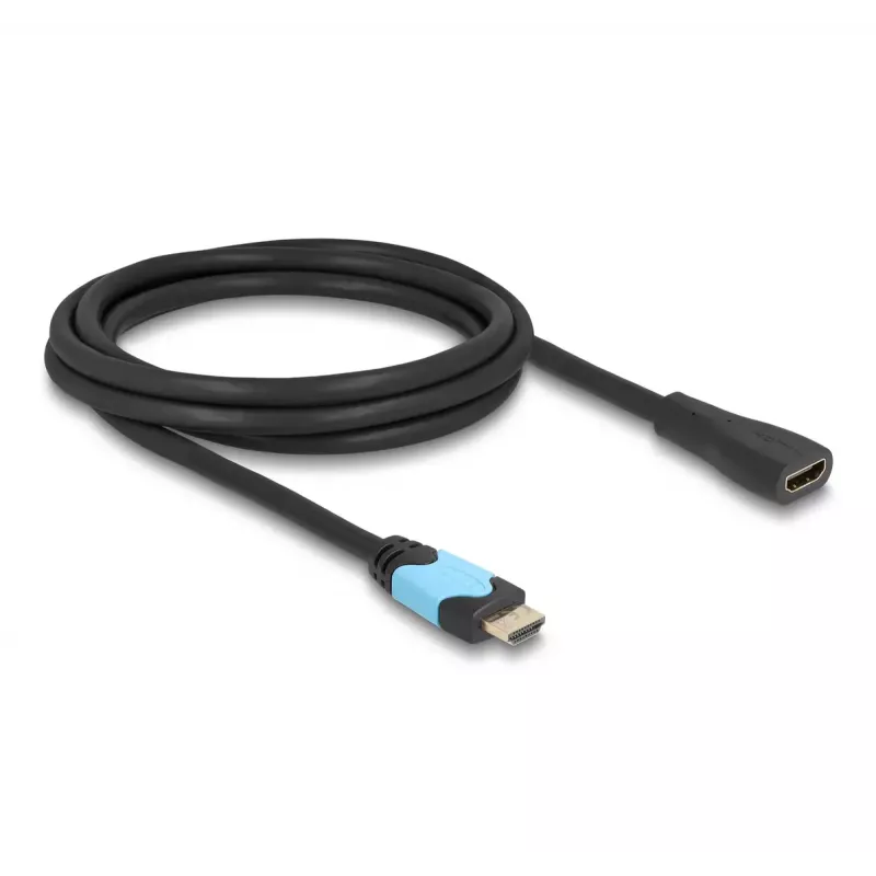 DeLOCK High Speed HDMI-Verlängerungskabel 48 Gbit/s 8K 60 Hz 2 m