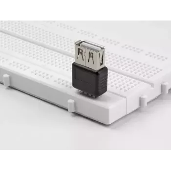 DeLOCK Adapter USB 2.0 Typ-A Buchse auf 4 Pin Schwarz Silber 5V