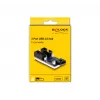 DeLOCK USB 2.0 Stiftleiste Hub 2 Port Schwarz Blau