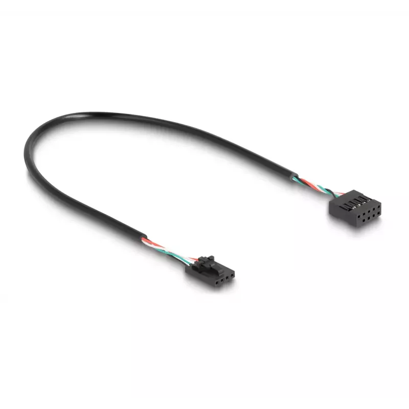 DeLOCK USB 2.0 Stiftleiste Hub 2 Port Schwarz Blau