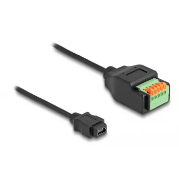 DeLOCK USB 2.0 Kabel Mini-B Buchse auf Klemmleistenadapter 15 cm