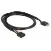 USB-Kabel DeLOCK 0,5m 2xUSB2.0