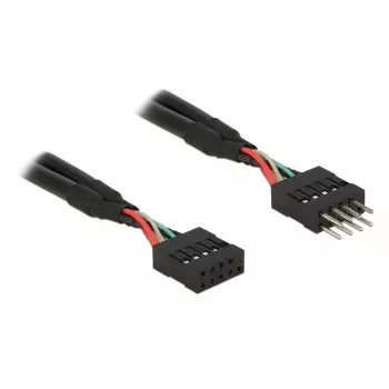 USB-Kabel DeLOCK 0,5m 2xUSB2.0