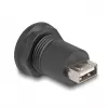 DeLOCK USB 2.0 Typ Mini-B auf USB 2.0 Typ-A Einbauverbinder schwarz
