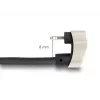 Daten- und Ladekabel DeLOCK USB Type-C auf Lightning 180° abgewinkelt 2 m MFi