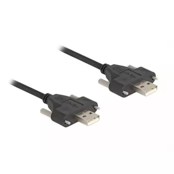 USB 2.0 Kabel Typ-A Stecker auf Stecker DeLOCK 1m schwarz 0,48 Gbit/s