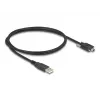 USB-2.0-Kabel DeLOCK 80478 1 m Typ-A-Stecker auf Mini-B-Stecker schwarz