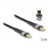 DeLOCK USB 2.0 Daten- und Schnellladekabel 3 m 100 W