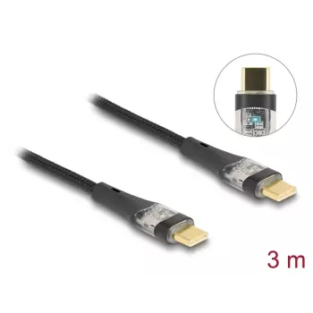 DeLOCK USB 2.0 Daten- und Schnellladekabel 3 m 100 W