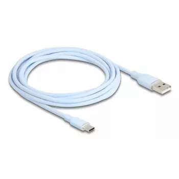 DeLOCK USB-Kabel USB 2.0 2,5 m USB A USB C Blau
