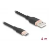DeLOCK USB-Kabel USB 2.0 4 m USB A USB C Schwarz 81228