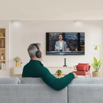 Hama 00221848 Kopfhörer/Headset Kabelgebunden & Kabellos Kopfband TV Bluetooth Schwarz