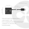 DisplayPort 2‑in‑1 bidirektionaler Switch CLUB3D CSV-1009 — 2x DisplayPort-Ausgänge, 8K@60Hz, Schwarz