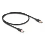 DeLOCK USB-Kabel USB 2.0 0,5 m USB-C Schwarz 81237