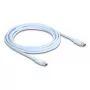 DeLOCK USB-Kabel USB 2.0 2,5m USB C Blau 81235