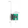 DELOCK 90582 USB 2.0 auf RS-232 Seriell Konverter/Repeater/Isolator, FTDI FT231XS, grün Edelstahl